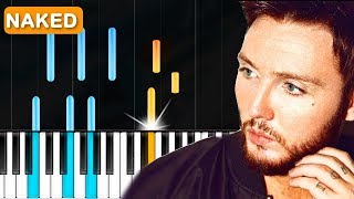 James Arthur - "Naked" Piano Tutorial - Chords - How To Play - Cover chords