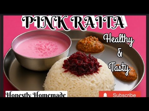 Pink Raita/Healthy & Tasty/How To Make Pink Raita #pinkraita #healthy # ...
