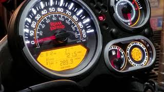 How to change temperature setting / unit on 2018 Royal Enfield Himalayan (U.S. model)