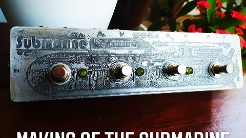 Guitar effects pedal making timelapse - true bypass loop switcher