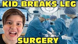 Kid Temper Tantrum Has Surgery On Torn ACL! [Original]