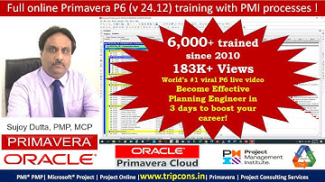 Primavera P6 Full Live Online Professional Expert Training, WhatsApp: +919891793226, Sujoy Dutta