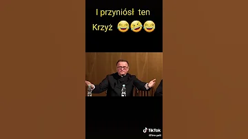 Przyniósł krzyż😂🤣😂#ksiadz #dowcipy #krzyż #żona #