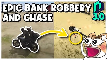 EPIC BANK ROBBERY AND CHASE | Benji | Mr. B | NoPixel GTA V RP | No Pixel 3.0