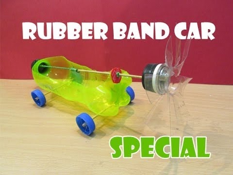 Gemakkelijk Tutorials - Hoe maak je een rubberen band aangedreven auto (Hulp van Propeller) Zorg