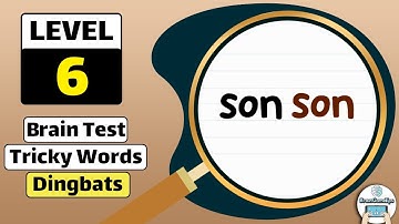 Brain Test Tricky Words Dingbats Level 6 Walkthrough