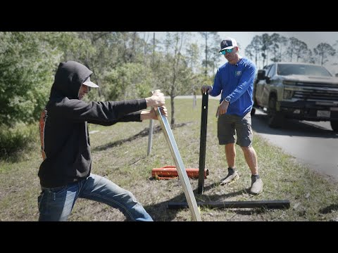 Pushing No-Dig Aluminum Fence To Its Limit - Will It Break?