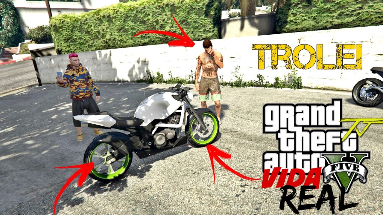jogos friv GTA V: VIDA REAL | PINTEI A RODA da XJ6 sem o DONO SABER, OLHA NO QUE DEU #EP.07
