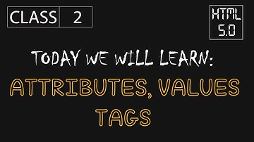 Understanding HTML attribute, value and some basic HTML tags  in  اردو  /   हिंदी