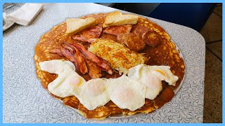Taking on the BIGGEST Breakfast Pancake Challenge in Minnesota!