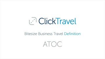 Bitesize Business Travel Definition: ATOC