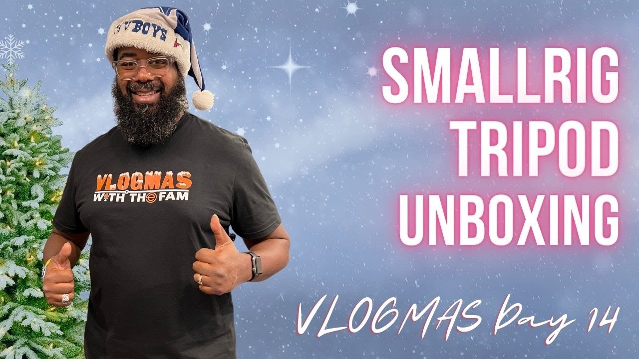 VLOGMAS Day 14 | 78 inch SmallRig Tripod Unboxing | 