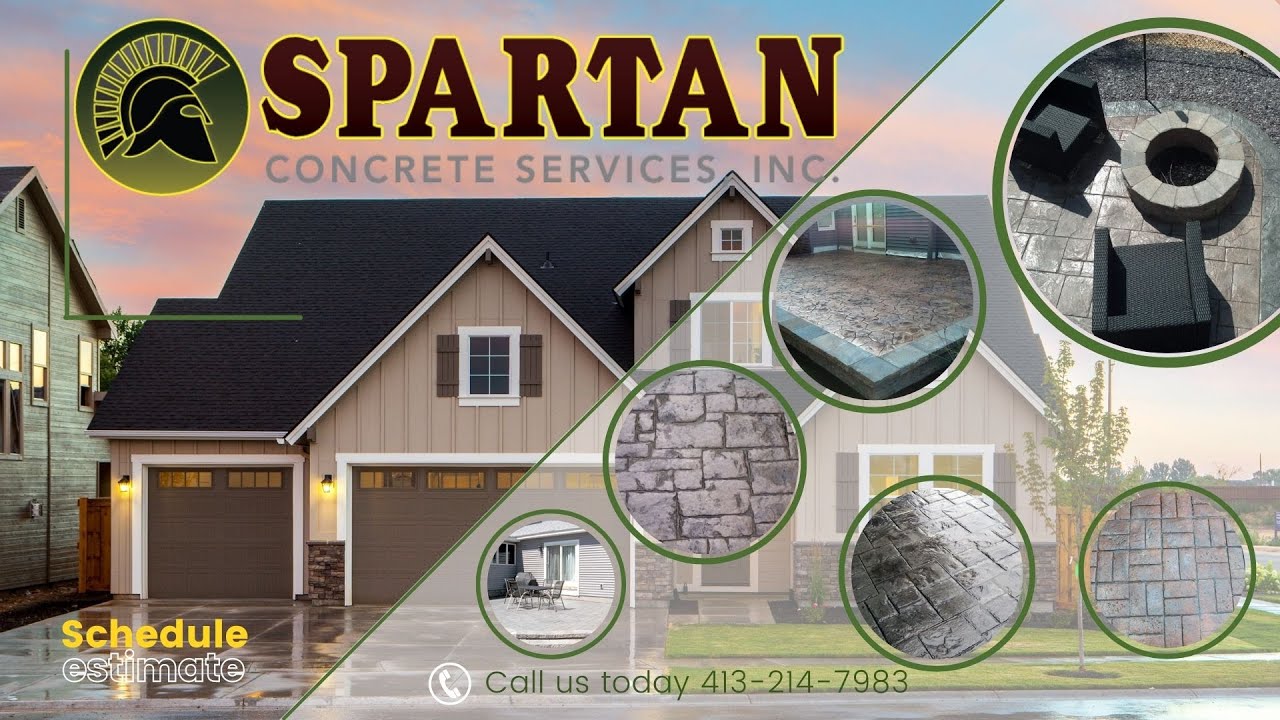 Spartan Concrete Services & Outdoor Living Area Solutions | Custom Stamped Patio design