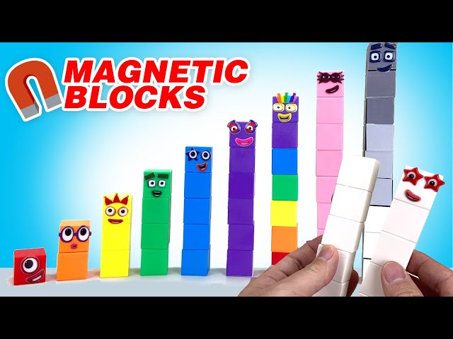 Numberblocks Make Your Own Magnetic Blocks 1 to 10 || Keiths