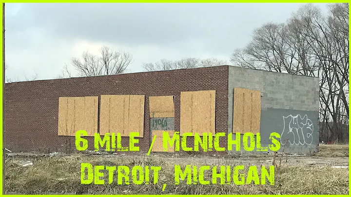 6 Mile Rd/McNichols Rd, Detroit, Michigan 4K. From...