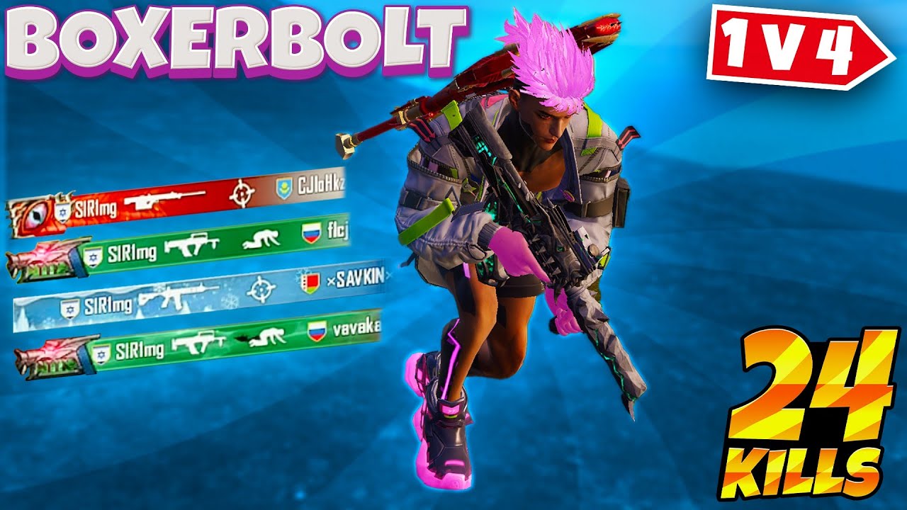 THEY ALL PUSHED MY FLARE! | 1v4 BOXERBOLT SET | PUBG MOBILE BGMI