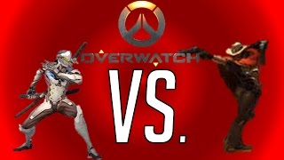 [Overwatch}- McCree vs  Genji (Gone Wrong, Gone Deadly inThe Brawls)