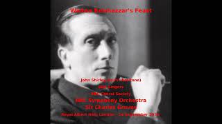 Walton Belshazzar's Feast - BBC Symphony Orchestra - Sir Charles Groves (Royal Albert Hall 1974)