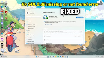 (FIXED) SDL2.dll missing or not found error in Windows