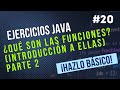 ¿Qué son las funciones sin retorno? -Ejercicios Básicos JAVA #20