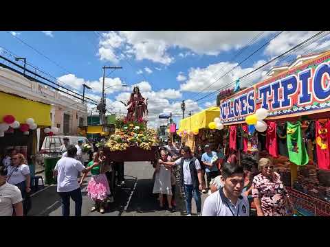 Entrada Virgen de La Asunción. Procesión de vendedores de La Feria 12.08 2026