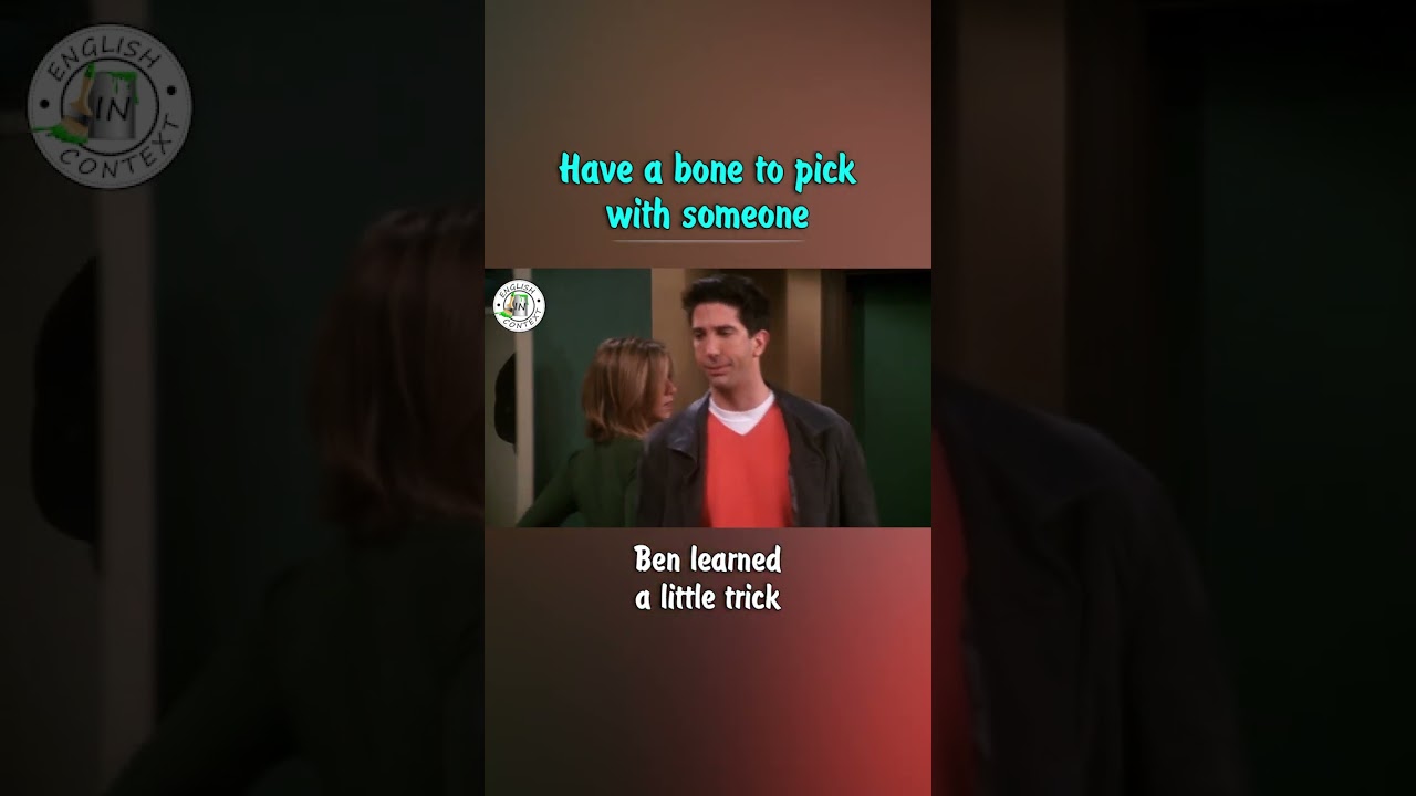 Idiom - Have A Bone To Pick With Someone 