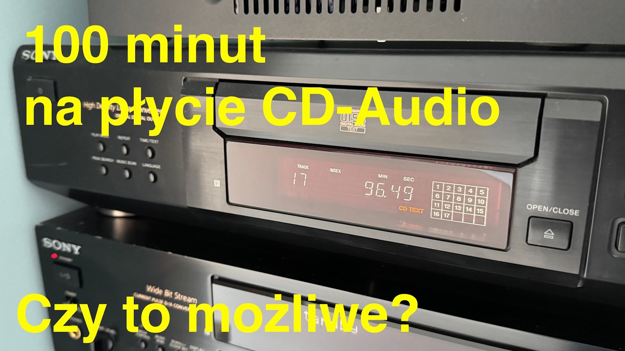 Niemożliwe 100 minut na jednej płycie CD-Audio? Testuję zapomniane giganty 900MB
