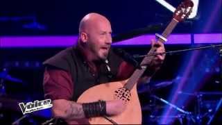 Video thumbnail of "The Voice Season 2 (2013 France) - Luc Arbogast, Cancion Sefaradi - Translation in description"