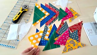 Watch This Before You Cut Your Next Quilt✂️Cutting & Arranging Triangle Patches🔺️