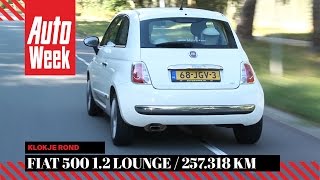 Fiat 500 1.2 Lounge 2009 257.318 Km - Klokje Rond - Autoweek
