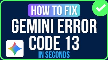 GEMINI ERROR 13 [FIXED] | Gemini Something Went Wrong Problem