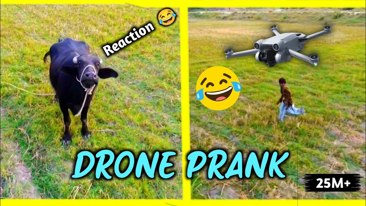 Drone Prank With Villagers Part 6 | Must Watch | Funny Reaction 😆
