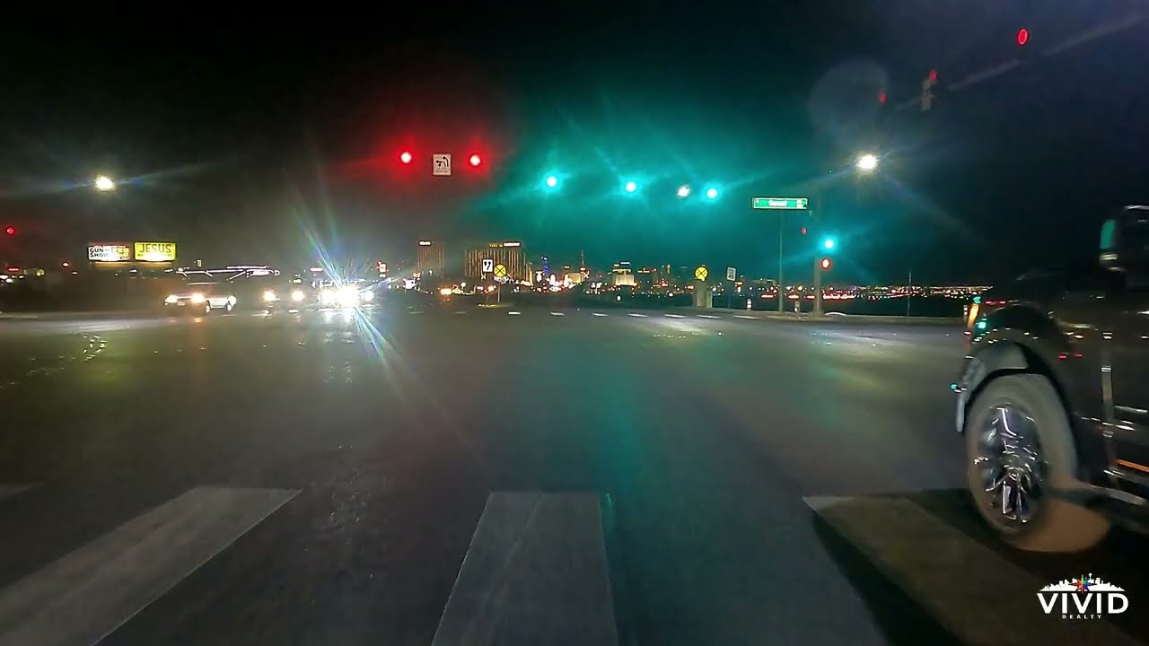 [4K] Las Vegas Strip at night - Vegas Drive - Video of Las Vegas Strip