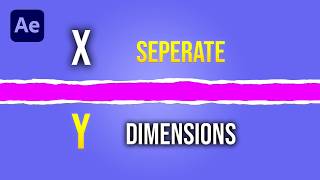 How to Separate Position Dimensions in After Effects More Control