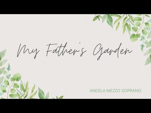 インテリア・生活道具 クロスステッチ完成品Together in my Fathers garden