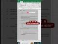 Excel Formula Hacks Shorts || 😎😎 #shorts #it_in_hindi #viral #trending #shortvideo #shortsvideo