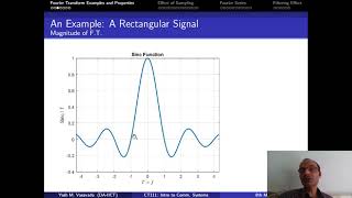 Fourier Transform Part 1: Rectangular and SINC functions