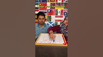 Tic Tac Toe 4 in a row! #challenge #tictactoe #couplegoels #fyp