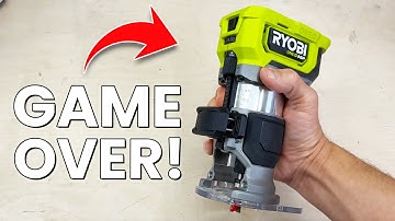 RYOBI 18v ONE+ Router is On Another Level!