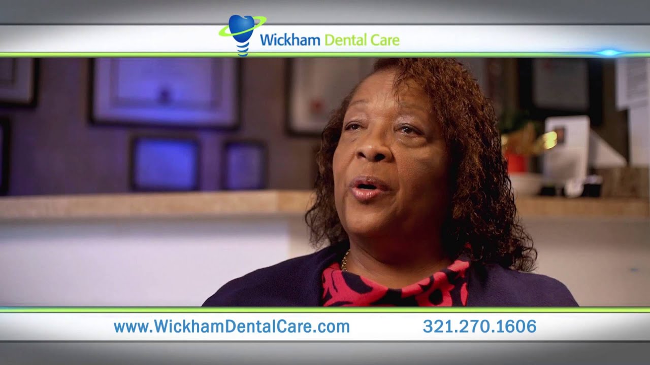 Dentist in Melbourne FL Wickham Dental Care Florence Hunter Patient