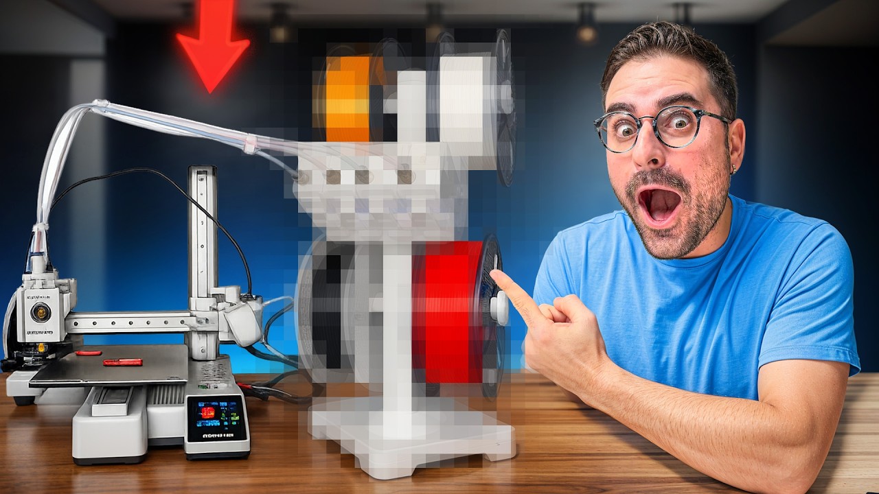 Ho MODIFICATO la mia STAMPANTE 3D! (ho creato un AMS con 80€)