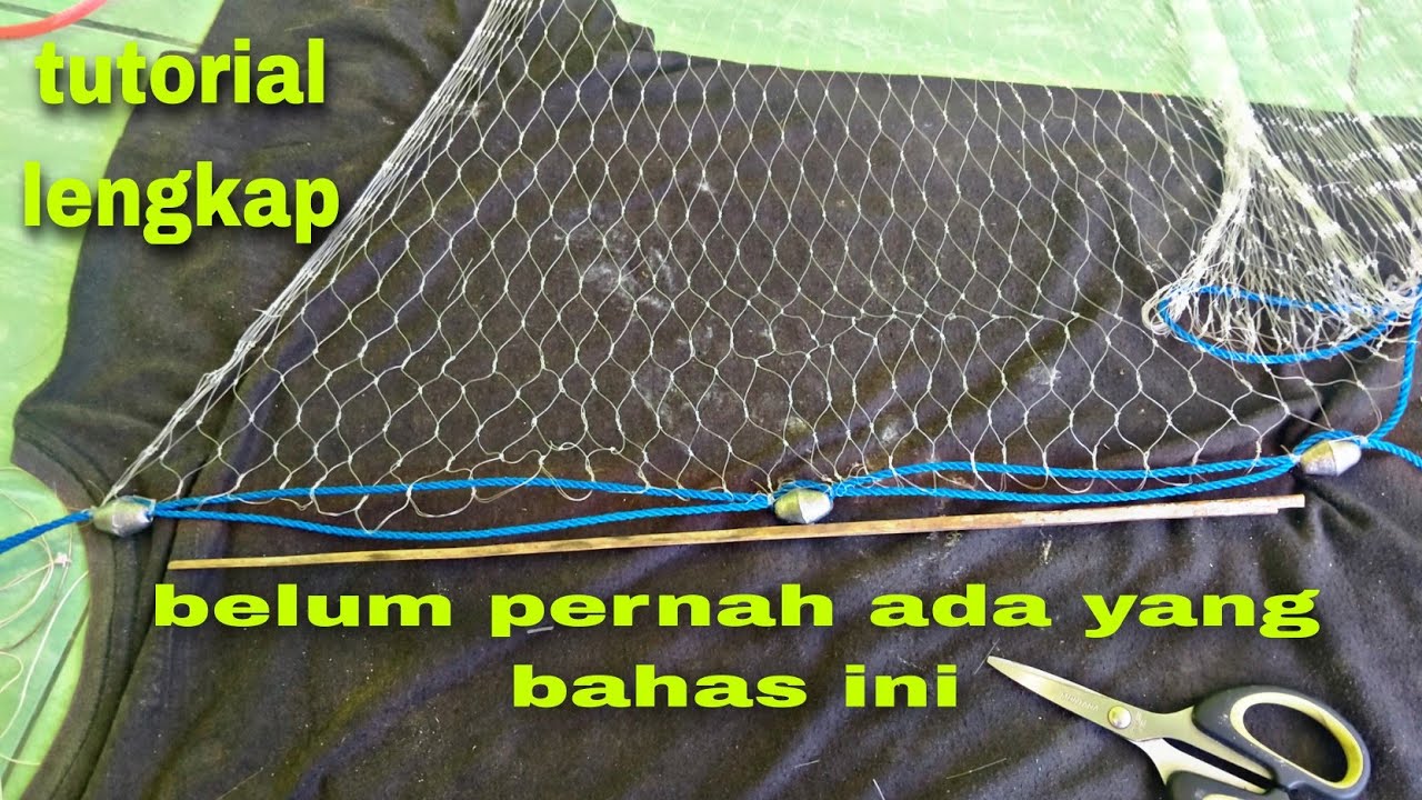 Tutorial Lengkap Cara Memasang Tima Pada Jaring Ikan Tarik !!! Belum Pernah Ada Yang Bahas Ini