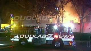 Restuarant Fire / Studio City   RAW FOOTAGE