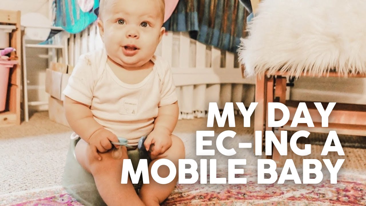 infant potty training 9 months A day in the life: ECing a mobile baby