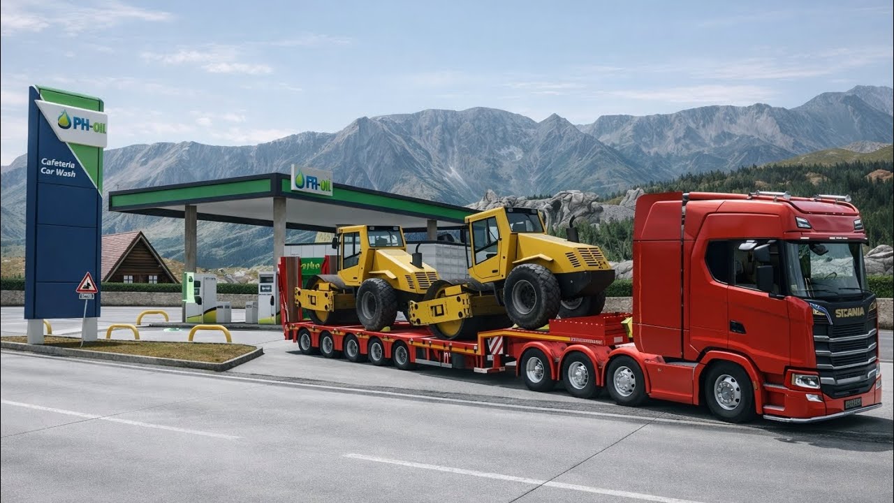 Part 82 ‼️ Hari pertama Pengiriman Muatan Truck Penggiling Aspal jalan 