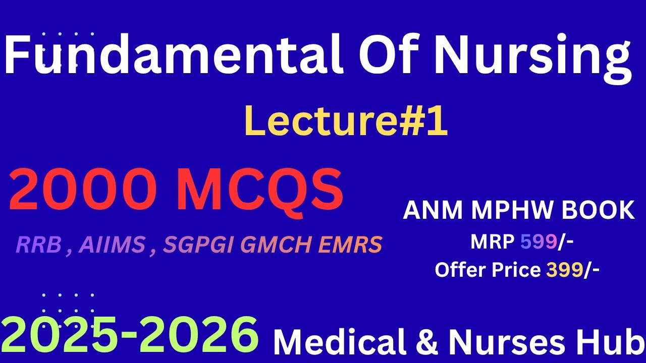 Fundamental of Nursing Medical Surigcal Nursing Top 100 MCQS Class #MSN #nursingclasses