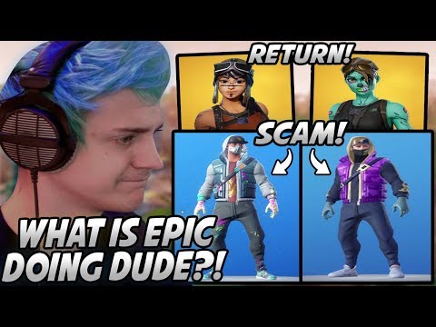 Ninja EXPOSES Epic After Trying To RESELL The SAME Skin & Explains Why OG Skins Should RETURN!