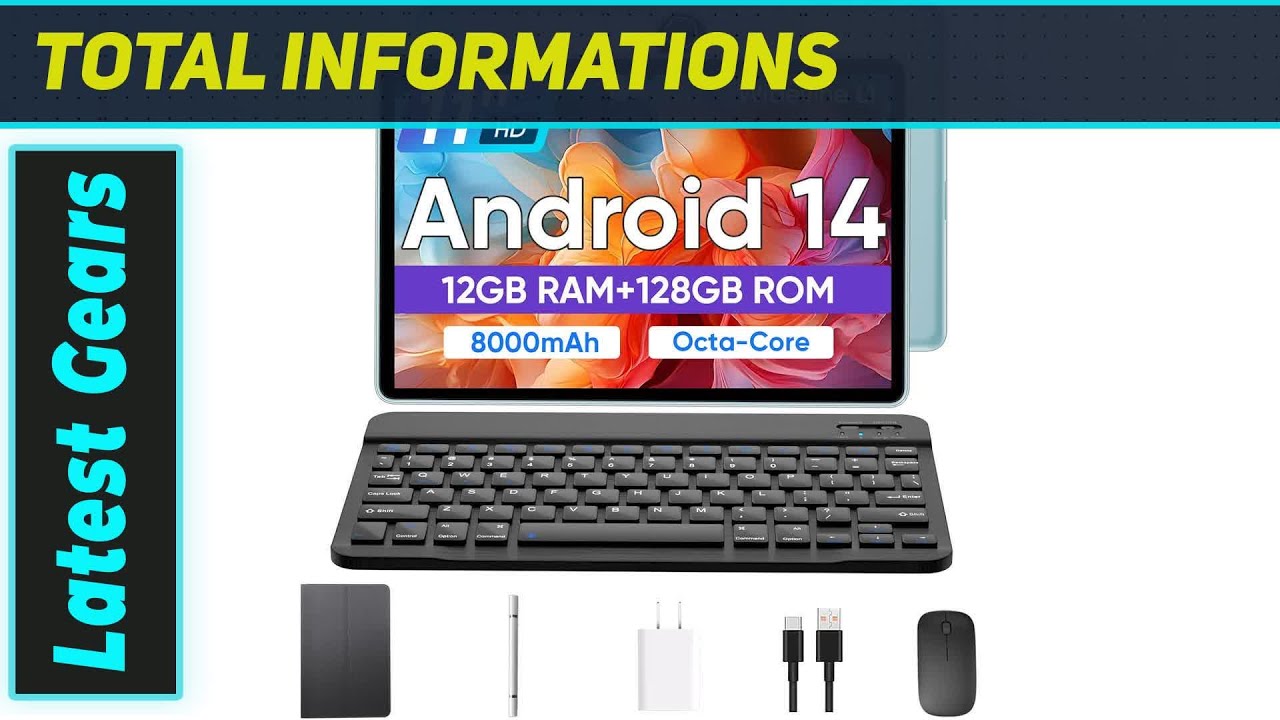 COLORROOM C5: Best Budget Android 14 Tablet with Keyboard? - YouTube