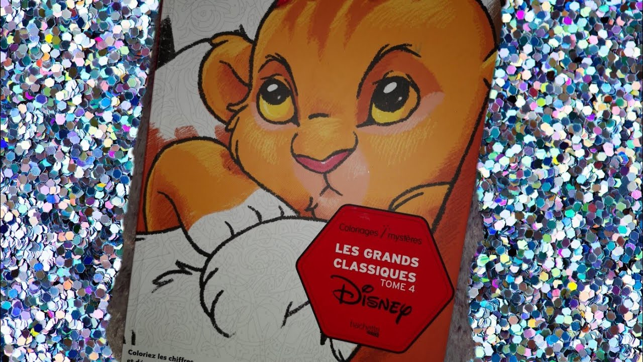 Les Grands Classiques Disney Tome 4 Présentation livre de coloriage : coloriage Mystère les grands