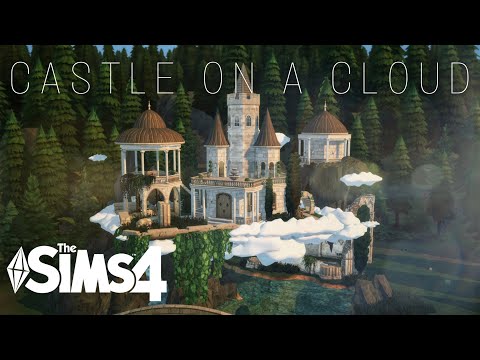 Castle on a Cloud | No CC | The Sims 4 Stop Motion Build | Glimmerbrook Rebuild